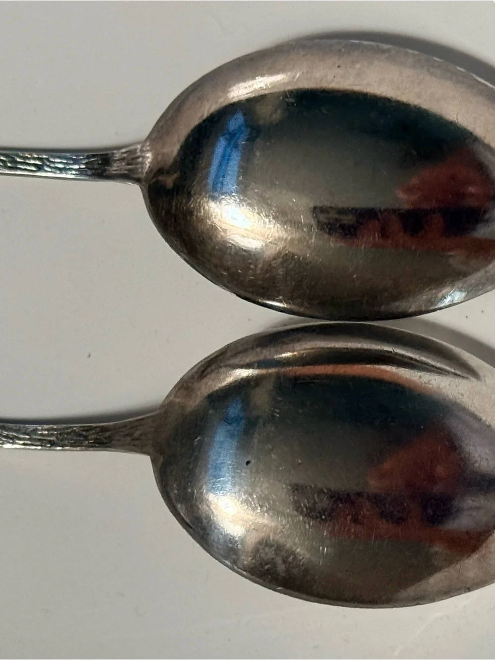 Hildesheimer Rose Handle Silver-Plate Serving Spoon Set of 4 p